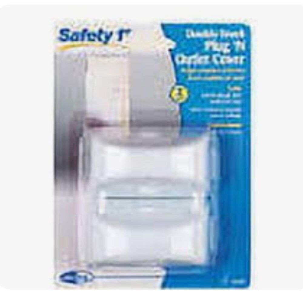 Safety 1st Double Touch Plug 'N Outlet Covers, 2 Pack